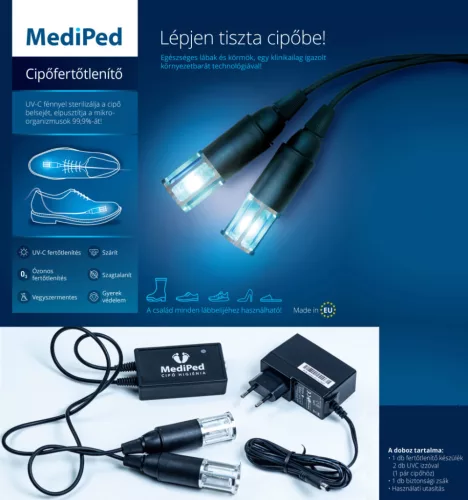 EcoMedi MediPed Univerzál cipő fertőtlenítő minden lábbelihez