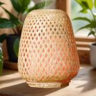 Olaki természetes fonott bambusz aromaterápiás illóolaj diffúzor 
