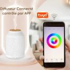 Prága aromaterápiás illóolaj diffúzor  – WiFi-kapcsolattal