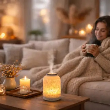 Prága aromaterápiás illóolaj diffúzor  – WiFi-kapcsolattal