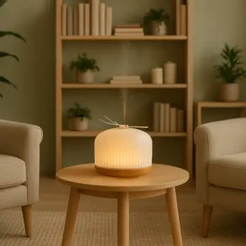 Origin illóolaj diffúzor üvegből és  fából