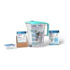 LAICA mikroplasztik- Stop vízszürő kancsó mechanikus kijelzővel 1 db bi-flux és 1 db mikroplasztik