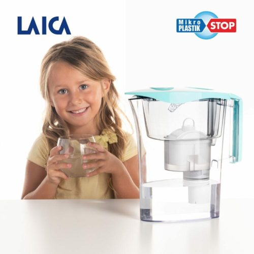 LAICA mikroplasztik- Stop vízszürő kancsó mechanikus kijelzővel 1 db bi-flux és 1 db mikroplasztik