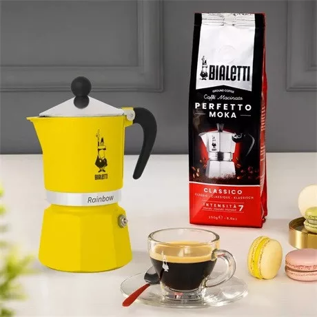 Bialetti KÁVÉFŐZŐ KOTYOGÓS 3 SZEMÉLYES 4982 RAINBOW