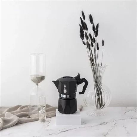 Bialetti KÁVÉFŐZŐ KOTYOGÓS 2 SZEMÉLYES 9071 BRIKKA NOIR EXCLUSIVE